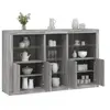 Image de Buffet avec Lumières LED, Armoire avec Porte, Meuble de Rangement, Organisateur de Salon Entrée Salle de Séjour, 3209175