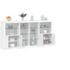 Image de Buffet avec Lumières LED, Armoire avec Porte, Meuble de Rangement, Organisateur de Salon Entrée Salle de Séjour, 3209184