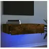 Image de Meuble TV avec éclairage LED chêne fumé 60x35x15,5 cm, armoire avec lumières led, support tv, armoire murale, meuble 842896