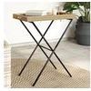 Image de Table à Plateau Pliable, Table à Manger, Table de Repas, Meuble de Patio Balcon Terrasse Arrière-cour Extérieur, 365130