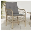 Image de Lot de 2 Chaises de Jardin avec Coussins, Sièges de Patio avec Housse Amovible, Meubles d'Extérieur Terrasse, Mélange 365157