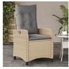 Image de Chaise en rotin non pliable H. 93 cm exterieur beige