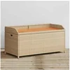 Image de Banc de Rangement, Coffre à Jouets, Meuble de Rangement, Organisateur de Jardin Terrasse Patio, Mélange Beige Résine 365951