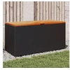Image de Noir salon de jardin resine tressee