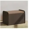 Image de Banc de Rangement et Coussin, Coffre à Jouets, Meuble de Rangement, Organisateur de Jardin Terrasse Patio, Marron 365732