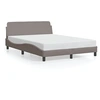 Image de Bedframe zonder matras stof taupe 140x190 cm373169