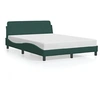 Image de Bedframe zonder matras 140x190 cm fluweel donkergroen373175