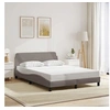 Image de Bedframe zonder matras stof taupe 140x200 cm373189