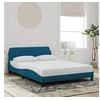 Image de Bedframe met hoofdeinde fluweel blauw 140x200 cm373196