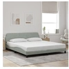 Image de Bedframe zonder matras 180x200 cm fluweel lichtgrijs373232