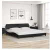 Image de Bedframe met hoofdeinde kunstleer zwart 200x200 cm373258