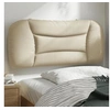 Image de Coussin de Tête de Lit, Oreiller de Lecture avec Fermeture à Glissière, Coussin de Lecture pour Lit Chambre, Crème 80 374530