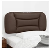 Image de Hoofdbordkussen 80 cm kunstleer bruin374534