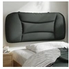 Image de Coussin de Tête de Lit, Oreiller de Lecture avec Fermeture à Glissière, Coussin de Lecture pour Lit Chambre, Gris 374538
