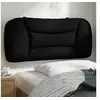 Image de Coussin de Tête de Lit, Oreiller de Lecture avec Fermeture à Glissière, Coussin de Lecture pour Lit Chambre, Noir 90 374539