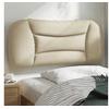 Image de Coussin de Tête de Lit, Oreiller de Lecture avec Fermeture à Glissière, Coussin de Lecture pour Lit Chambre, Crème 90 374542