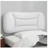 Image de Coussin de Tête de Lit, Oreiller de Lecture avec Fermeture à Glissière, Coussin de Lecture pour Lit Chambre, Blanc 90 374545
