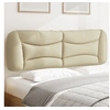 Image de Coussin de Tête de Lit, Oreiller de Lecture avec Fermeture à Glissière, Coussin de Lecture pour Lit Chambre, Crème 374593