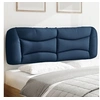 Image de Coussin de Tête de Lit, Oreiller de Lecture avec Fermeture à Glissière, Coussin de Lecture pour Lit Chambre, Bleu 160 374594