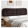 Image de Coussin de Tête de Lit, Oreiller de Lecture avec Fermeture à Glissière, Coussin de Lecture pour Lit Chambre, Marron 374619