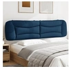 Image de Coussin de Tête de Lit, Oreiller de Lecture avec Fermeture à Glissière, Coussin de Lecture pour Lit Chambre, Bleu 200 374622