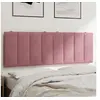 Image de Coussin de Tête de Lit, Oreiller de Tête de Lit avec Bandes Auto-agrippantes, Coussin Rembourré Chambre à Coucher, 374666