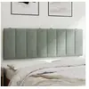 Image de Coussin de Tête de Lit, Oreiller de Tête de Lit avec Bandes Auto-agrippantes, Coussin Rembourré Chambre à Coucher, 374669