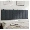 Image de Coussin de Tête de Lit, Oreiller de Tête de Lit avec Bandes Auto-agrippantes, Coussin Rembourré Chambre à Coucher, 374670
