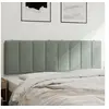 Image de Coussin de Tête de Lit, Oreiller de Tête de Lit avec Bandes Auto-agrippantes, Coussin Rembourré Chambre à Coucher, 374675
