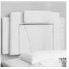 Image de Coussin de Tête de Lit, Oreiller de Lecture avec Fermeture à Glissière, Coussin de Lecture pour Lit Chambre, Blanc 90 374768