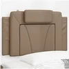 Image de Hoofdbordkussen 90 cm kunstleer cappuccinokleurig374771