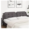 Image de Hoofdbordkussen 200 cm kunstleer grijs374886