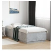 Image de Cadre de Lit avec Lumières LED, Lit Double avec Sommier à Lattes, Lit Adulte de Chambre, Moderne, Gris Béton 100x200 3209628