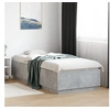 Image de Bedframe met LED-verlichting bewerkt hout betongrijs 90x200 cm3209635