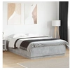 Image de Bedframe bewerkt hout betongrijs 150x200 cm3209698