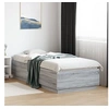 Image de Bedframe bewerkt hout grijs sonoma eikenkleurig 90x200 cm3209728