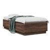 Image de Bedframe bewerkt hout bruin eikenkleur 75x190 cm3209764
