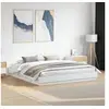 Image de Cadre de Lit avec Lumières LED, Sommier à Lattes, Lit Double, Lit Adulte de Chambre à Coucher Intérieur, Moderne, 3209765