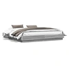 Image de Bedframe met LED-verlichting grijs sonoma eikenkleur 200x200 cm3209770