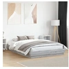 Image de Bedframe met LED-verlichting grijs sonoma eikenkleur 150x200 cm3209791