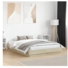 Image de Cadre de lit sans matelas chêne sonoma 140x190 cm