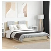 Image de Cadre de lit sans matelas chêne sonoma 140x200 cm