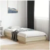 Image de Bedframe zonder matras hout sonoma eikenkleurig 100x200 cm839597