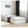 Image de Cadre de Lit, Lit Simple avec Sommier à Lattes, Lit Adulte, Meuble de Chambre à Coucher, Moderne, Blanc 90x200 cm 839602