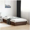 Image de Bedframe zonder matras bewerkt hout bruin eikenkleur 90x190 cm839636