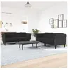Image de Ensemble de canapés 2 pcs noir velours3209224
