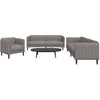 Image de 3-delige Loungeset stof taupe3209234