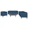 Image de 3-delige Loungeset stof blauw3209235