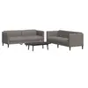 Image de Ensemble de canapés 2 pcs taupe tissu3209243