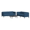 Image de Ensemble de canapés 2 pcs bleu tissu, canapé, siège de canapé, canapé relax, canapé confort, fauteuil de télévision 3209244